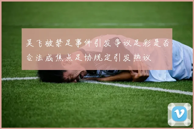 吴飞被禁足事件引发争议足彩是否合法成焦点足协规定引发热议